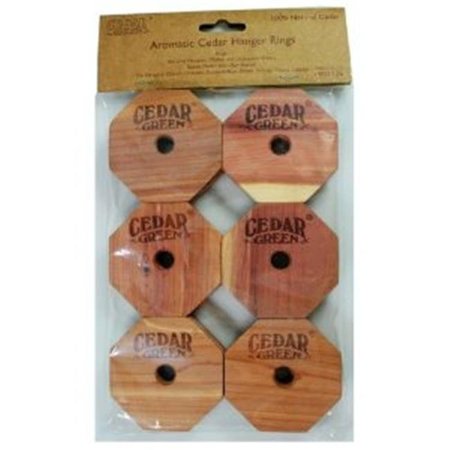 CEDAR GREEN Cedar Green C312 Aromatic Cedar Rings - 36 Pieces C312